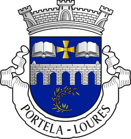 Brasão da antiga freguesia de Portela - Portela former civil parish, coat-of-arms