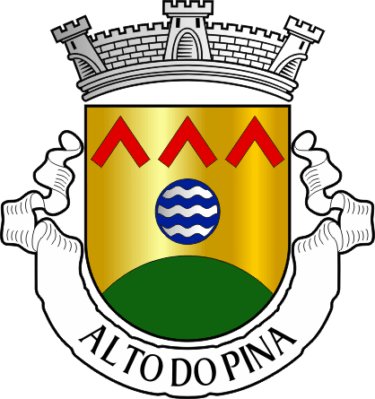 Brasão da antiga freguesia de Alto do Pina - Alto do Pina former civil parish, coat-of-arms Brasão da antiga freguesia de Alto do Pina - Alto do Pina former civil parish, coat-of-arms