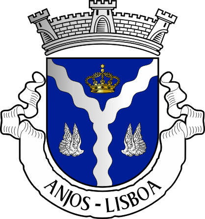 Brasão da antiga freguesia de Anjos - Anjos former civil parish, coat-of-arms