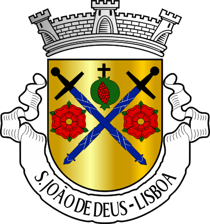 Brasão da antiga freguesia de São João de Deus - São João de Deus former civil parish, coat-of-arms