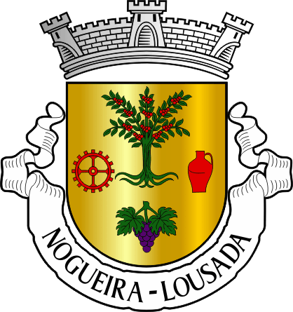 Brasão da antiga freguesia de Nogueira - Nogueira former civil parish, coat-of-arms Brasão da antiga freguesia de Nogueira - Nogueira former civil parish, coat-of-arms