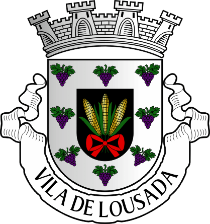 Brasão do município de Lousada - Lousada municipality coat-of-arms Brasão do município de Lousada - Lousada municipality coat-of-arms