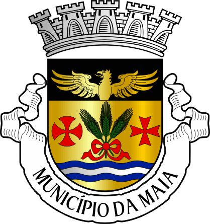 Brasão do Município da Maia - Maia municipal coat-of-arms Brasão do Município da Maia - Maia municipal coat-of-arms