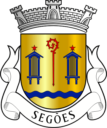 Brasão da antiga freguesia de Segões - Segões former civil parish, coat-of-arms Brasão da antiga freguesia de Segões - Segões former civil parish, coat-of-arms