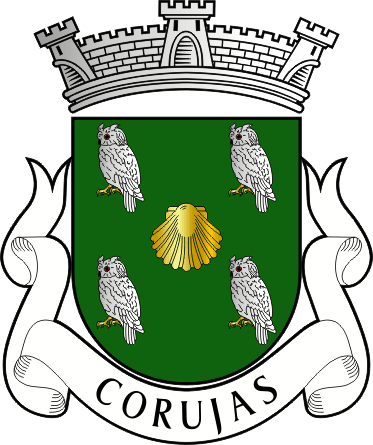 Brasão da freguesia de Corujas - Corujas civil parish, coat-of-arms