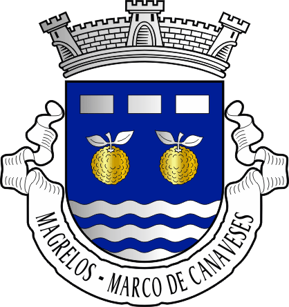 Brasão da antiga freguesia de Magrelos - Magrelos former civil parish, coat-of-arms