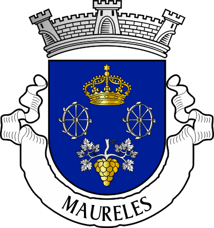 Brasão da antiga freguesia de Maureles - Maureles former civil parish, coat-of-arms Brasão da antiga freguesia de Maureles - Maureles former civil parish, coat-of-arms