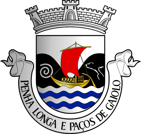 Brasão da Freguesia de Penha Longa e Paços de Gaiolo - Penha Longa e Paços de Gaiolo civil parish, coat-of-arms Brasão da Freguesia de Penha Longa e Paços de Gaiolo - Penha Longa e Paços de Gaiolo civil parish, coat-of-arms
