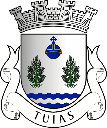 Brasão da antiga freguesia de Tuias - Tuias former civil parish, coat-of-arms
