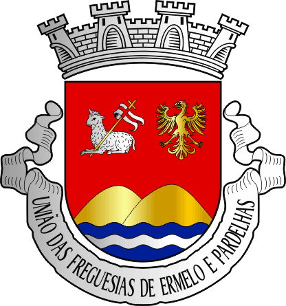 Brasão da União das freguesias de Ermelo e Pardelhas - Ermelo and Pardelhas civil parishes union coat-of-arms Brasão da União das freguesias de Ermelo e Pardelhas - Ermelo and Pardelhas civil parishes union coat-of-arms