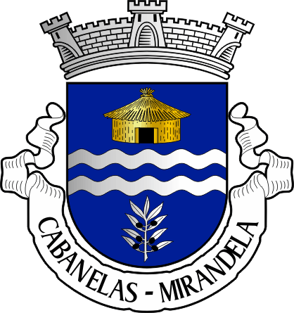 Brasão da freguesia de Cabanelas - Cabanelas civil parish, coat-of-arms Brasão da freguesia de Cabanelas - Cabanelas civil parish, coat-of-arms