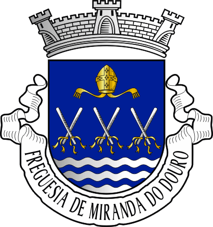 Brasão da freguesia de Miranda do Douro - Miranda do Douro civil parish, coat-of-arms
