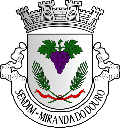 Brasão da antiga freguesia de Sendim - Sendim former civil parish, coat-of-arms