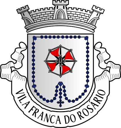 Brasão da antiga freguesia de Vila Franca do Rosário - Vila Franca do Rosário former civil parish, coat-of-arms