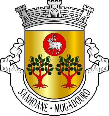 Brasão da antiga freguesia de Sanhoane - Sanhoane former civil parish, coat-of-arms Brasão da antiga freguesia de Sanhoane - Sanhoane former civil parish, coat-of-arms