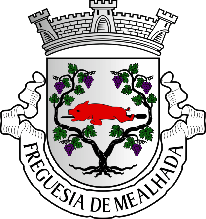 Brasão da antiga freguesia da Mealhada - Mealhada former civil parish, coat-of-arms Brasão da antiga freguesia da Mealhada - Mealhada former civil parish, coat-of-arms