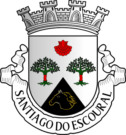 Brasão da freguesia de Santiago do Escoural - Santiago do Escoural civil parish, coat-of-arms Brasão da freguesia de Santiago do Escoural - Santiago do Escoural civil parish, coat-of-arms