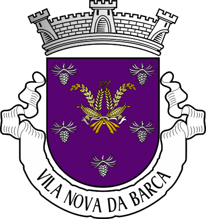 Brasão da antiga freguesia de Vila Nova da Barca - Vila Nova da Barca former civil parish, coat-of-arms