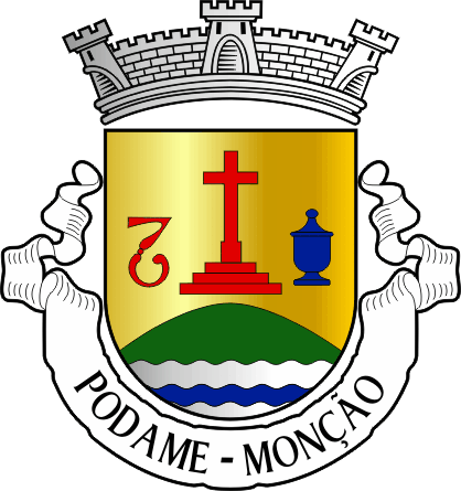 Brasão da freguesia de Podame - Podame civil parish, coat-of-arms Brasão da freguesia de Podame - Podame civil parish, coat-of-arms