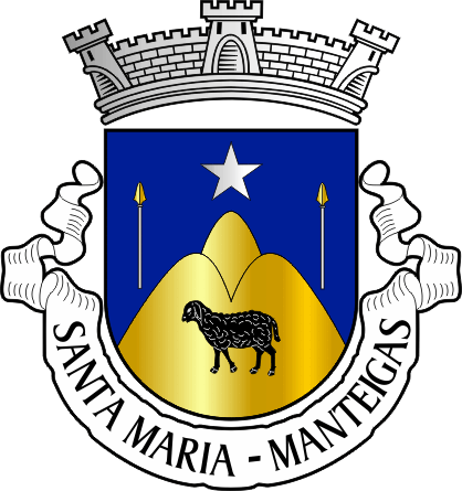 Brasão da freguesia de Manteigas (Santa Maria) - Manteigas (Santa Maria) civil parish, coat-of-arms