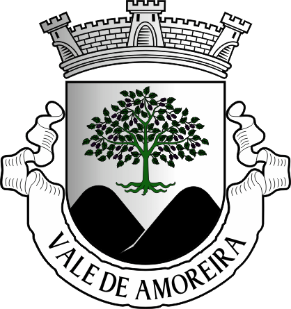 Brasão da freguesia de Vale de Amoreira - Vale de Amoreira civil parish, coat-of-arms Brasão da freguesia de Vale de Amoreira - Vale de Amoreira civil parish, coat-of-arms