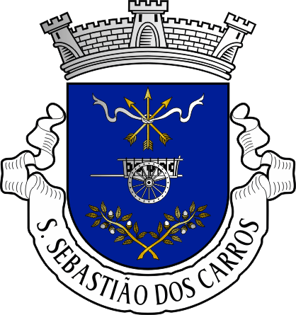 Brasão da antiga freguesia de São Sebastião dos Carros - São Sebastião dos Carros former civil parish, coat-of-arms