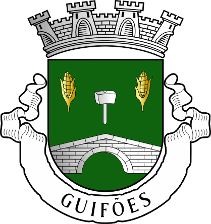 Brasão da antiga freguesia de Guifões - Guifões former civil parish, coat-of-arms Brasão da antiga freguesia de Guifões - Guifões former civil parish, coat-of-arms