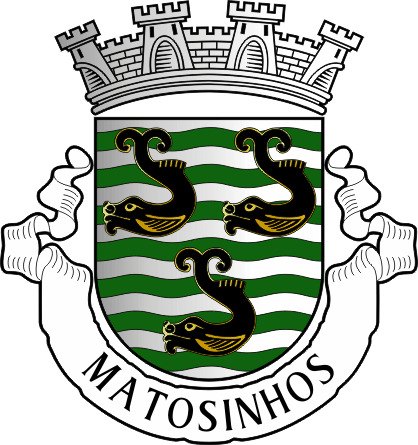 Brasão do Município de Matosinhos - Matosinhos municipal coat-of-arms Brasão do Município de Matosinhos - Matosinhos municipal coat-of-arms