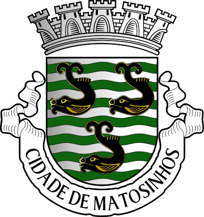 Brasão do Município de Matosinhos - Matosinhos municipal coat-of-arms Brasão do Município de Matosinhos - Matosinhos municipal coat-of-arms