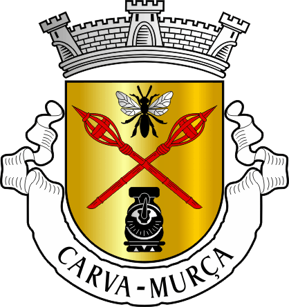 Brasão da antiga freguesia de Carva - Carva former civil parish, coat-of-arms