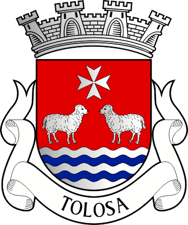 Brasão da freguesia de Tolosa - Tolosa civil parish, coat-of-arms