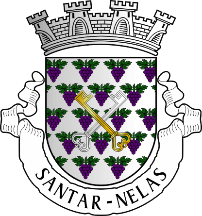 Brasão da antiga freguesia de Santar - Santar former civil parish, coat-of-arms Brasão da antiga freguesia de Santar - Santar former civil parish, coat-of-arms