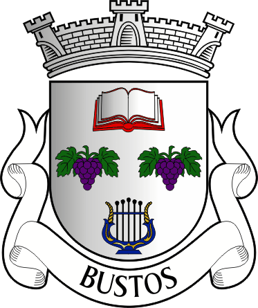 Brasão da antiga freguesia de Bustos - Bustos former civil parish, coat-of-arms Brasão da antiga freguesia de Bustos - Bustos former civil parish, coat-of-arms