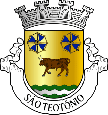 Brasão da freguesia de São Teotónio - São Teotónio civil parish, coat-of-arms