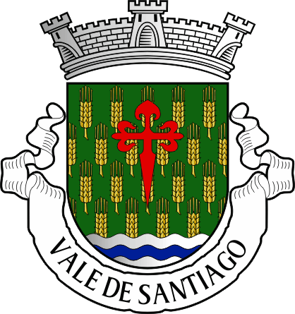 Brasão da freguesia de Vale de Santiago - Vale de Santiago civil parish, coat-of-arms