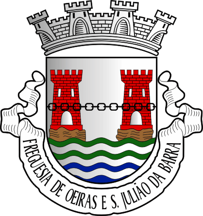 Brasão da antiga freguesia de Oeiras e São Julião da Barra - Oeiras and São Julião da Barra former civil parish, coat-of-arms Brasão da antiga freguesia de Oeiras e São Julião da Barra - Oeiras and São Julião da Barra former civil parish, coat-of-arms