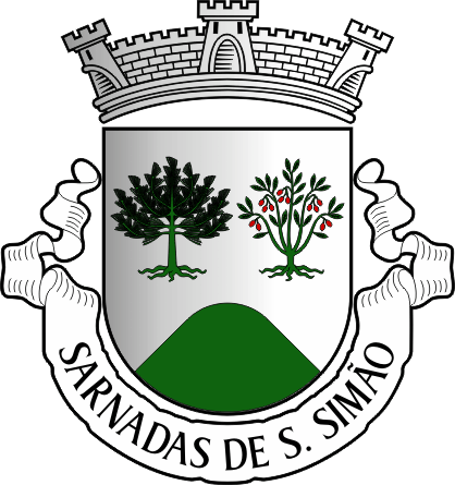 Brasão da freguesia de Sarnadas de São Simão - Sarnadas de São Simão civil parish, coat-of-arms Brasão da freguesia de Sarnadas de São Simão - Sarnadas de São Simão civil parish, coat-of-arms