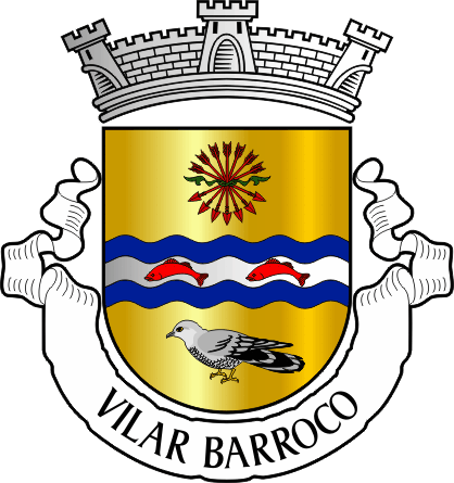 Brasão da antiga freguesia de Vilar Barroco - Vilar Barroco former civil parish, coat-of-arms Brasão da antiga freguesia de Vilar Barroco - Vilar Barroco former civil parish, coat-of-arms