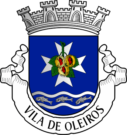 Brasão do município de Oleiros - Oleiros municipality coat-of-arms Brasão do município de Oleiros - Oleiros municipality coat-of-arms