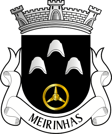 Brasão da freguesia de Meirinhas - Meirinhas civil parish, coat-of-arms