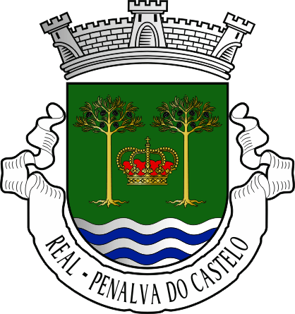 Brasão da freguesia de Real - Real civil parish, coat-of-arms Brasão da freguesia de Real - Real civil parish, coat-of-arms
