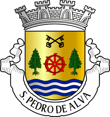 Brasão da antiga freguesia de São Pedro de Alva - São Pedro de Alva former civil parish, coat-of-arms