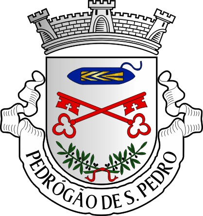 Brasão da antiga freguesia de Pedrógão de São Pedro - Pedrógão de São Pedro former civil parish, coat-of-arms