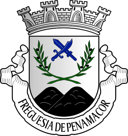 Brasão da freguesia de Penamacor - Penamacor civil parish, coat-of-arms Brasão da freguesia de Penamacor - Penamacor civil parish, coat-of-arms
