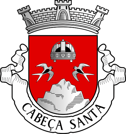 Brasão da freguesia de Cabeça Santa - Cabeça Santa civil parish, coat-of-arms Brasão da freguesia de Cabeça Santa - Cabeça Santa civil parish, coat-of-arms