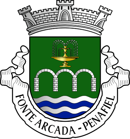 Brasão da freguesia de Fonte Arcada - Fonte Arcada civil parish, coat-of-arms Brasão da freguesia de Fonte Arcada - Fonte Arcada civil parish, coat-of-arms