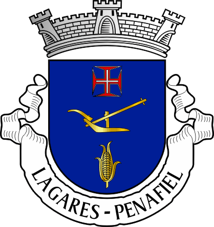 Brasão da antiga freguesia de Lagares - Lagares former civil parish, coat-of-arms Brasão da antiga freguesia de Lagares - Lagares former civil parish, coat-of-arms