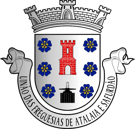 Brasão da União das freguesias de Atalaia e Safurdão - Atalaia and Safurdão civil parishes union coat-of-arms Brasão da União das freguesias de Atalaia e Safurdão - Atalaia and Safurdão civil parishes union coat-of-arms