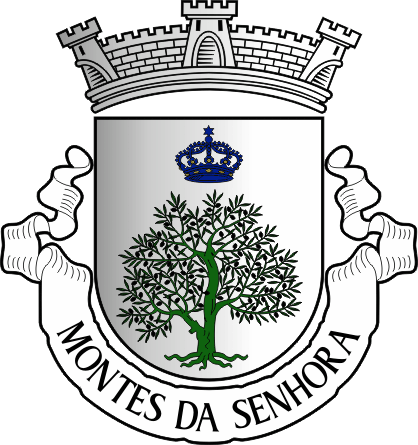 Brasão da freguesia de Montes da Senhora - Montes da Senhora civil parish, coat-of-arms