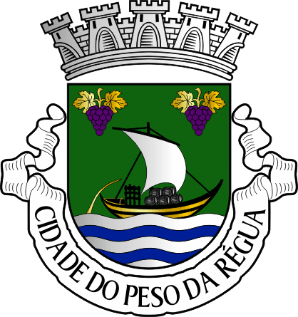 Brasão do município de Peso da Régua - Peso da Régua municipality coat-of-arms Brasão do município de Peso da Régua - Peso da Régua municipality coat-of-arms